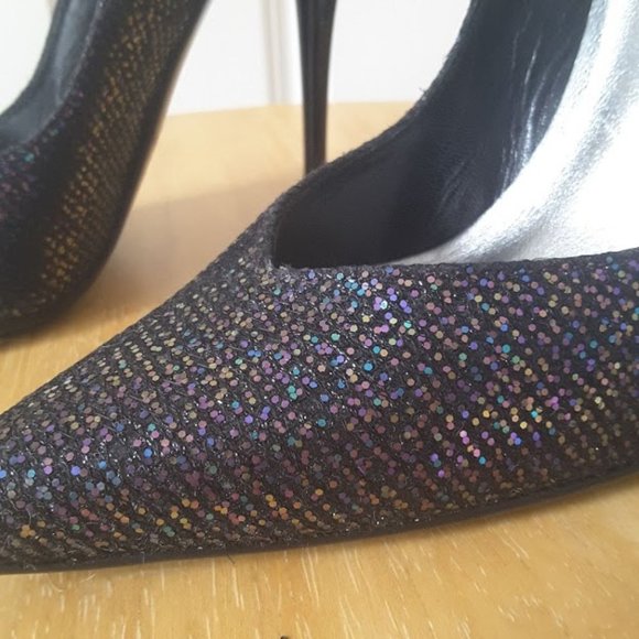 Stuart Weitzman Sparkly Iridescent Stiletto Pump - Picture 6 of 10